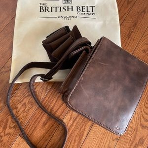 Leather crossbody | British Belt Company | never been used